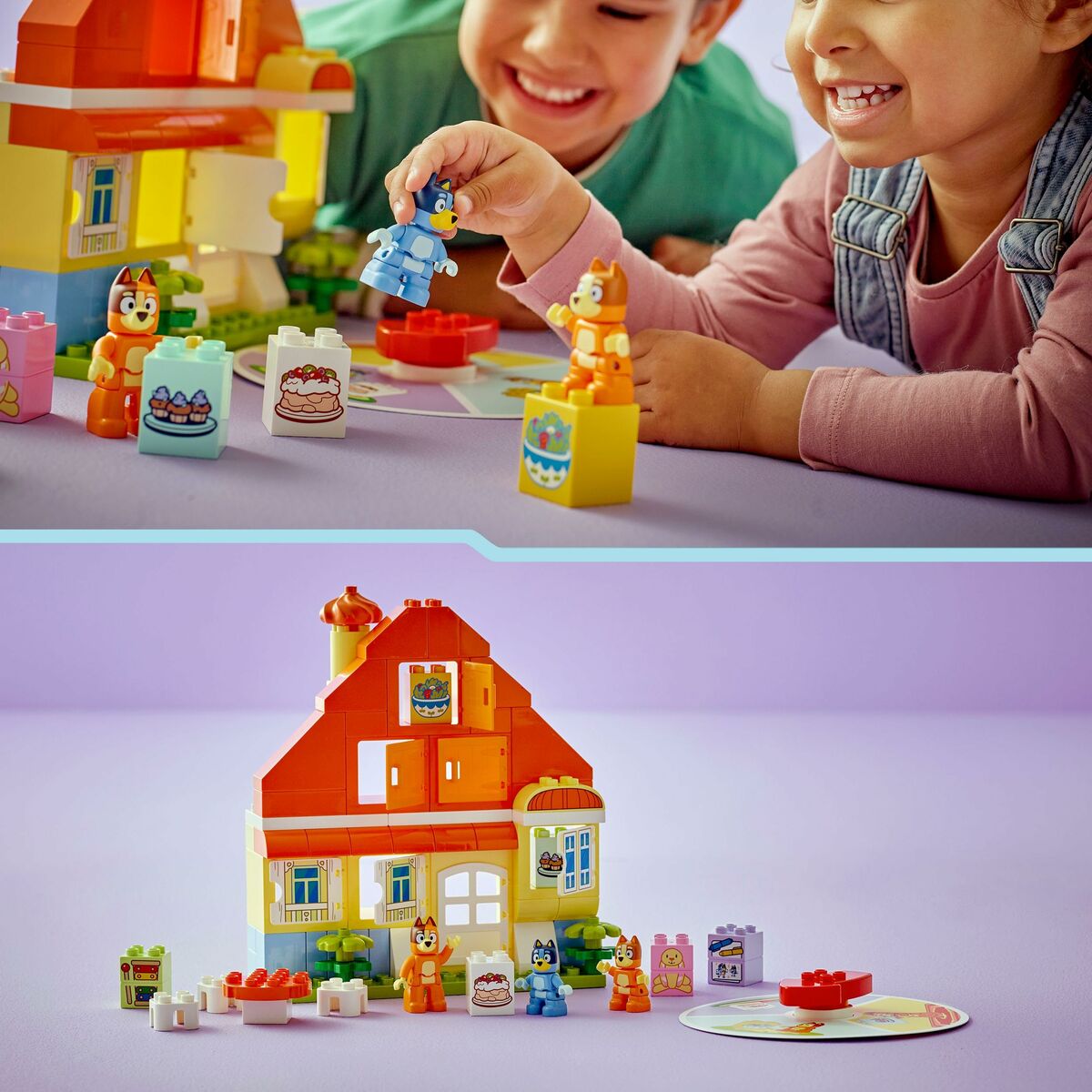 Juego de Construcción Lego DUPLO 10459 Bluey's Family House with Memory 83 Piezas