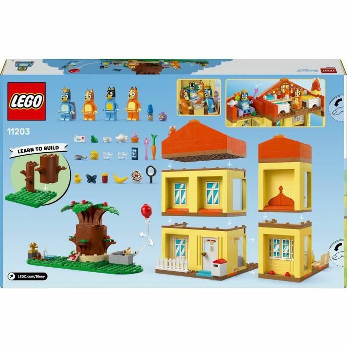 Juego de Construcción Lego 11203 Bluey's Family House 382 Piezas
