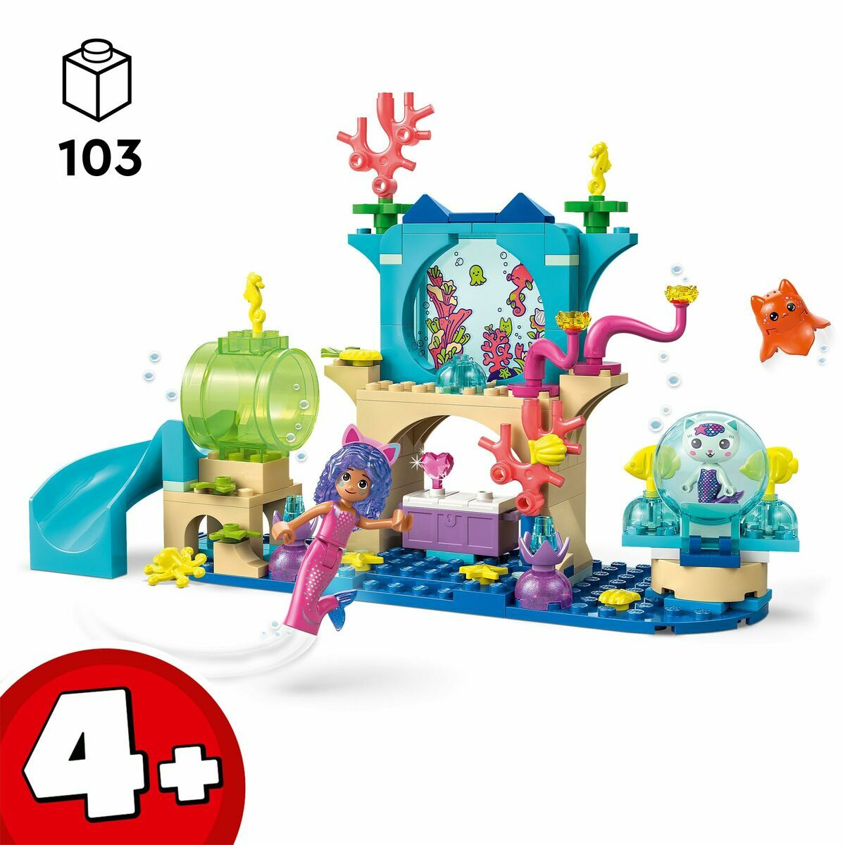 Juego de Construcción Lego 11204 Mermaid Gabby's Aquarium Adventure 103 Piezas