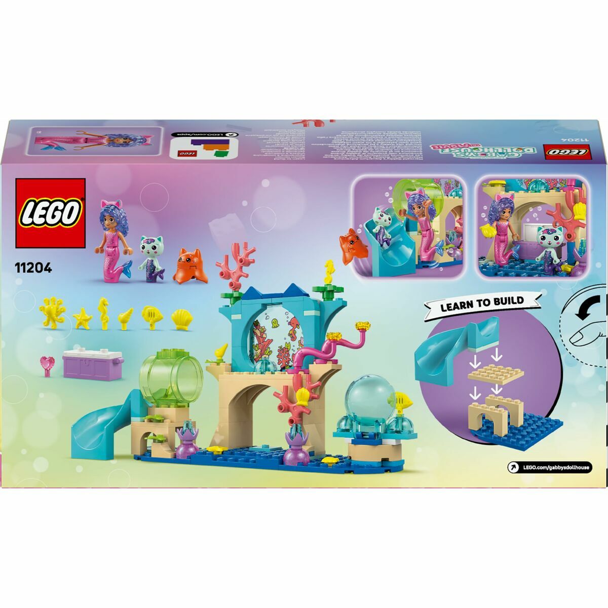 Juego de Construcción Lego 11204 Mermaid Gabby's Aquarium Adventure 103 Piezas