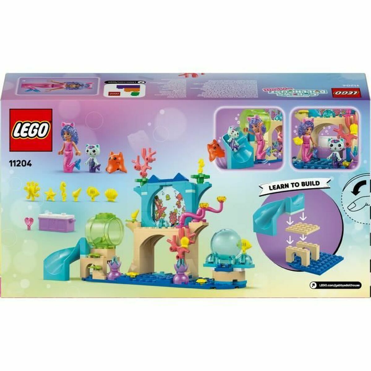 Juego de Construcción Lego 11204 Mermaid Gabby's Aquarium Adventure 103 Piezas