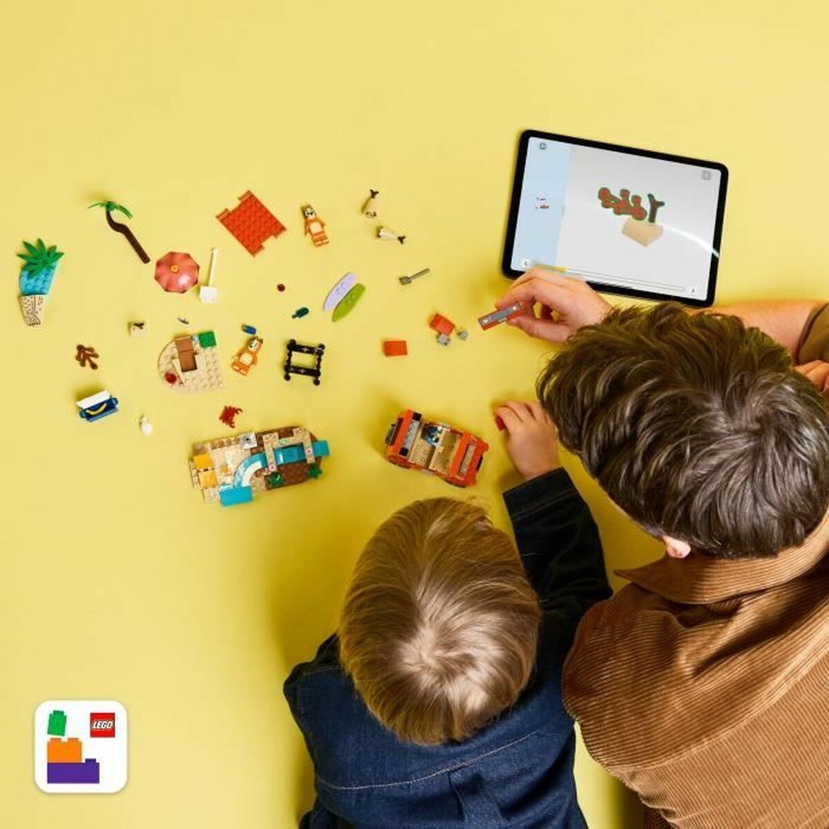 Juego de Construcción Lego 11202 Bluey's Beach & Family Car Trip 133 Piezas