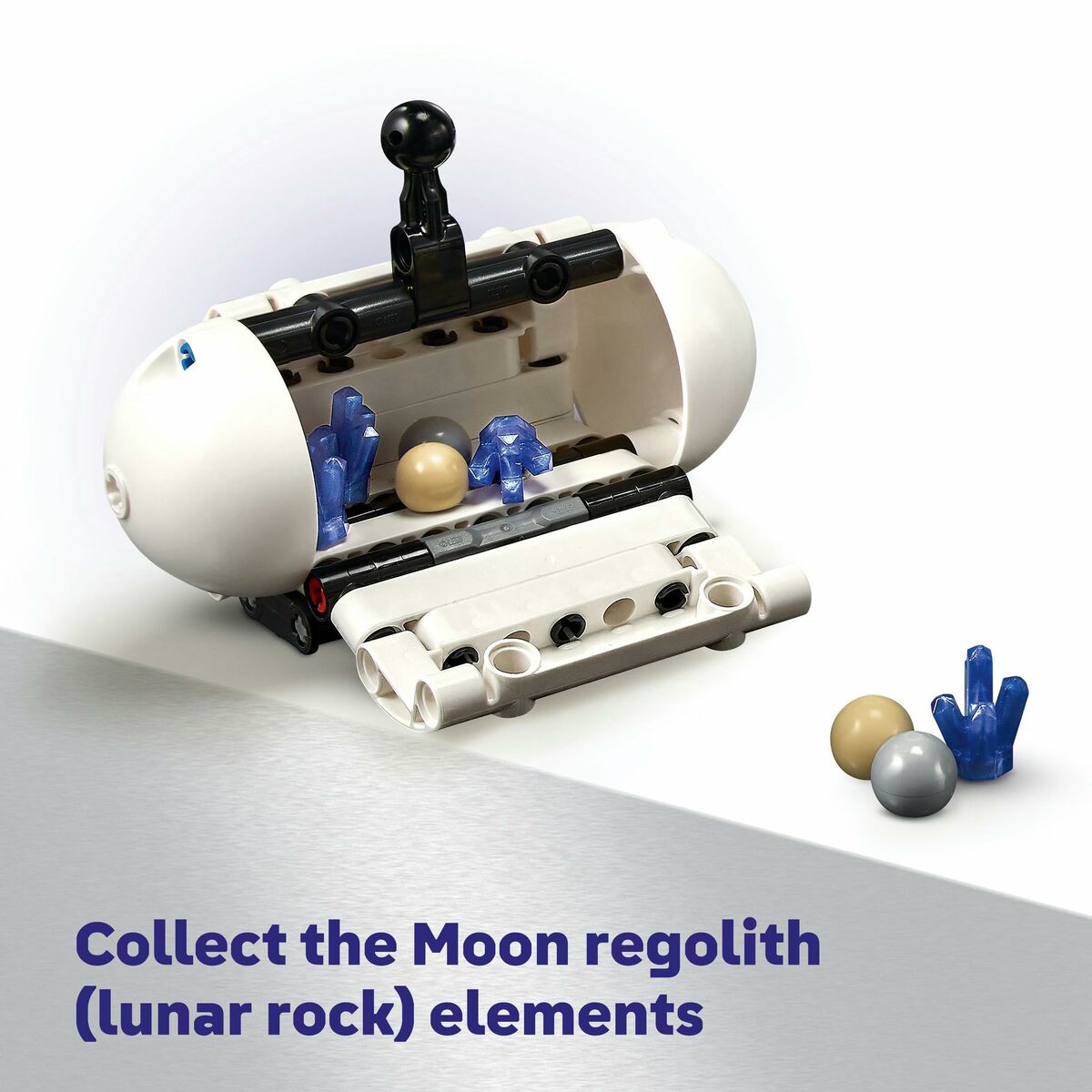 Juego de Construcción Lego 42211 Lunar Outpost Moon Rover Space Vehicle 1082 Piezas