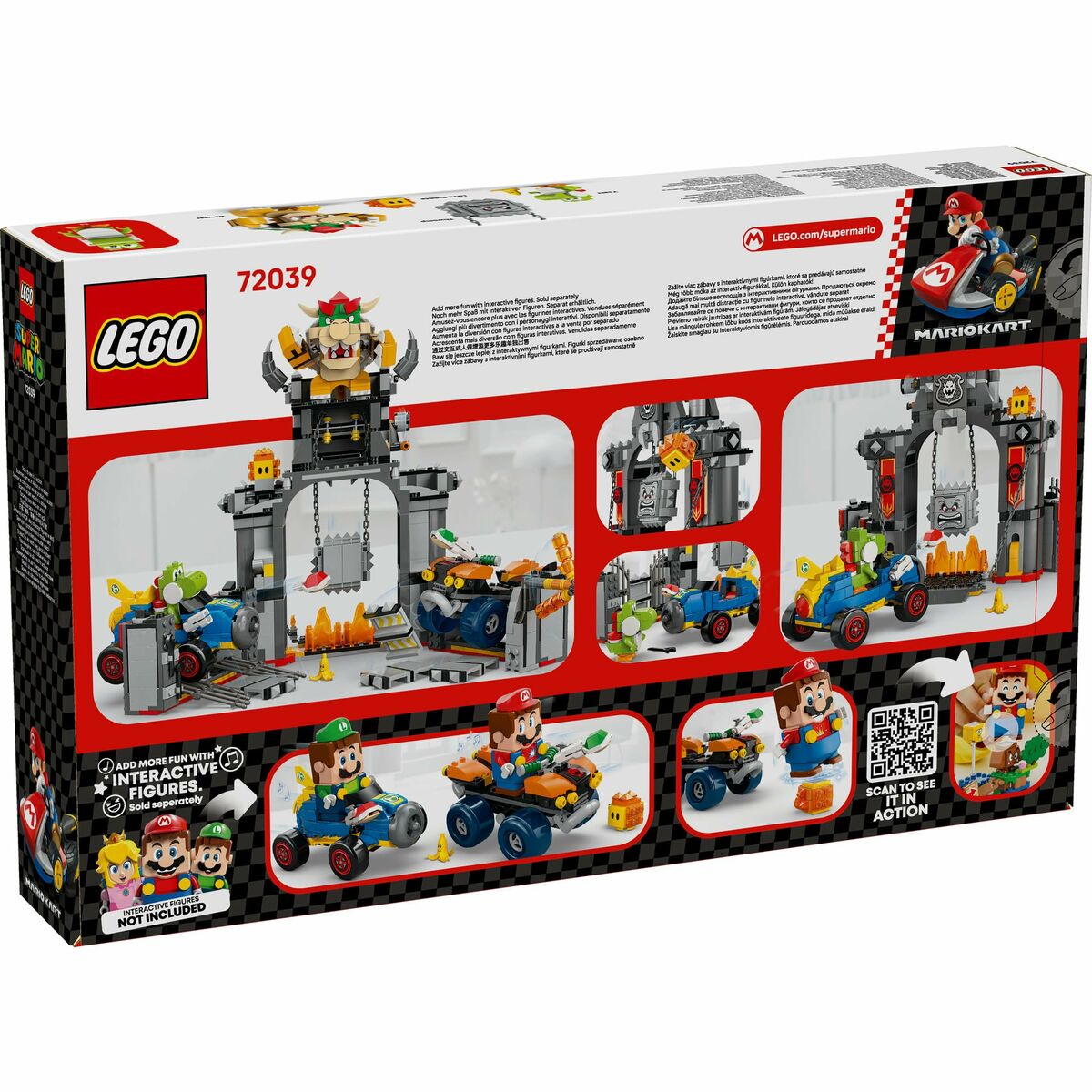 Juego de Construcción Lego 72039 Bowser's Castle 1068 Piezas