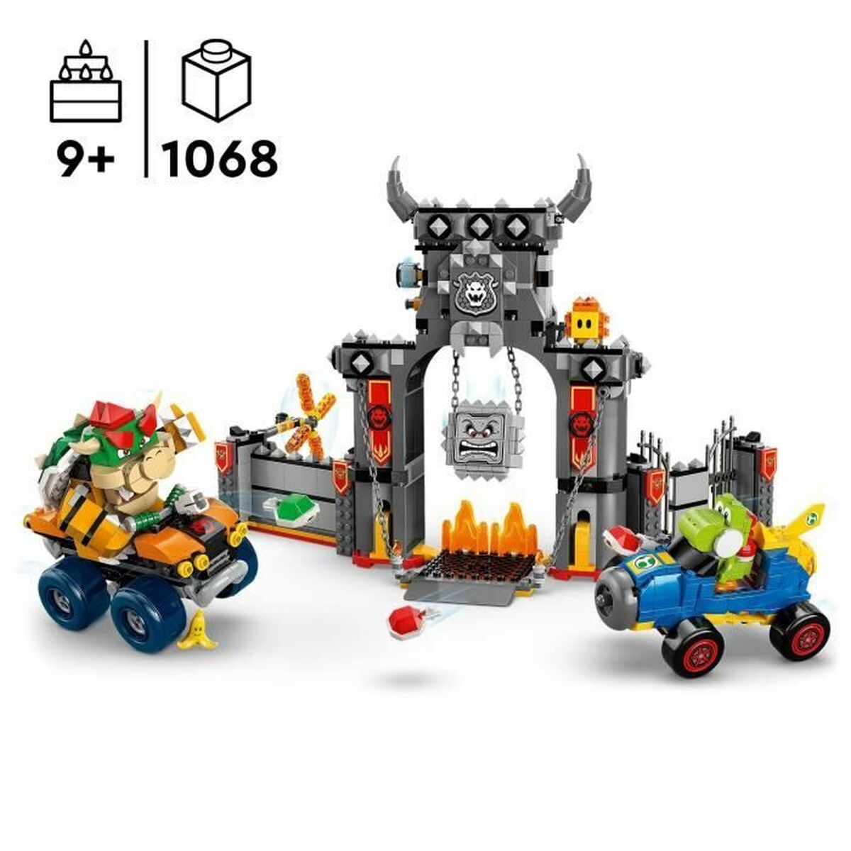 Juego de Construcción Lego 72039 Bowser's Castle 1068 Piezas