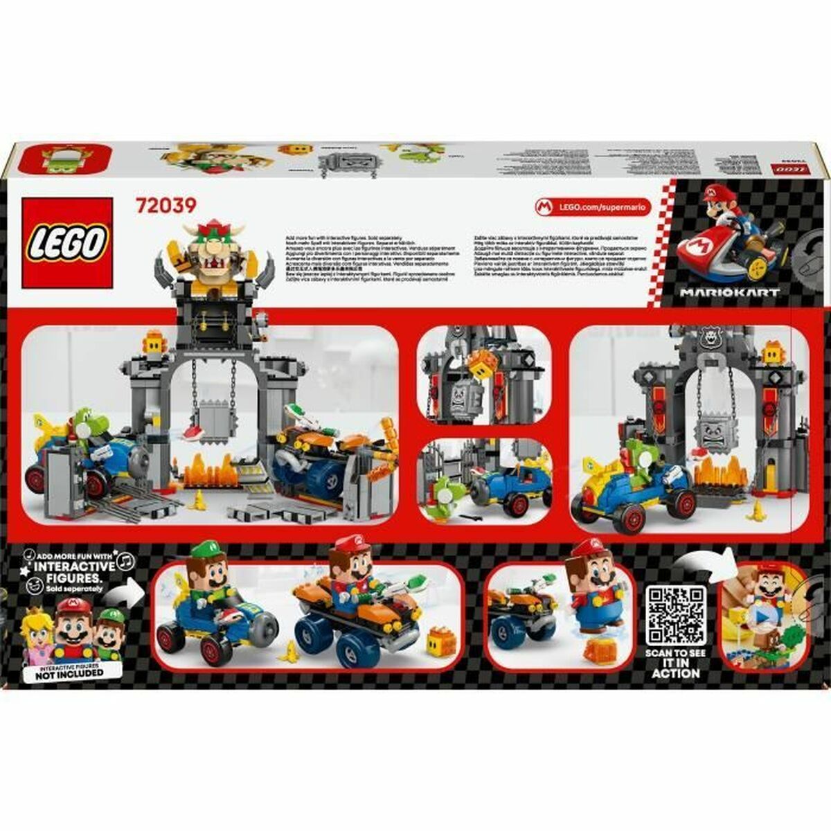 Juego de Construcción Lego 72039 Bowser's Castle 1068 Piezas