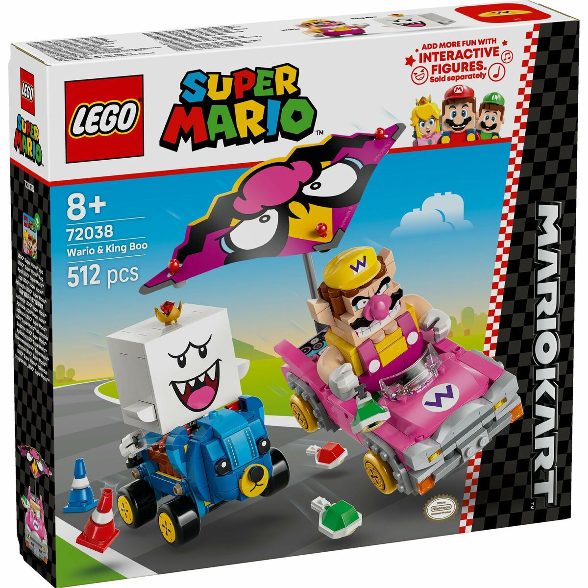 Juego de Construcción Lego 72038 Wario and King Boo 512 Piezas