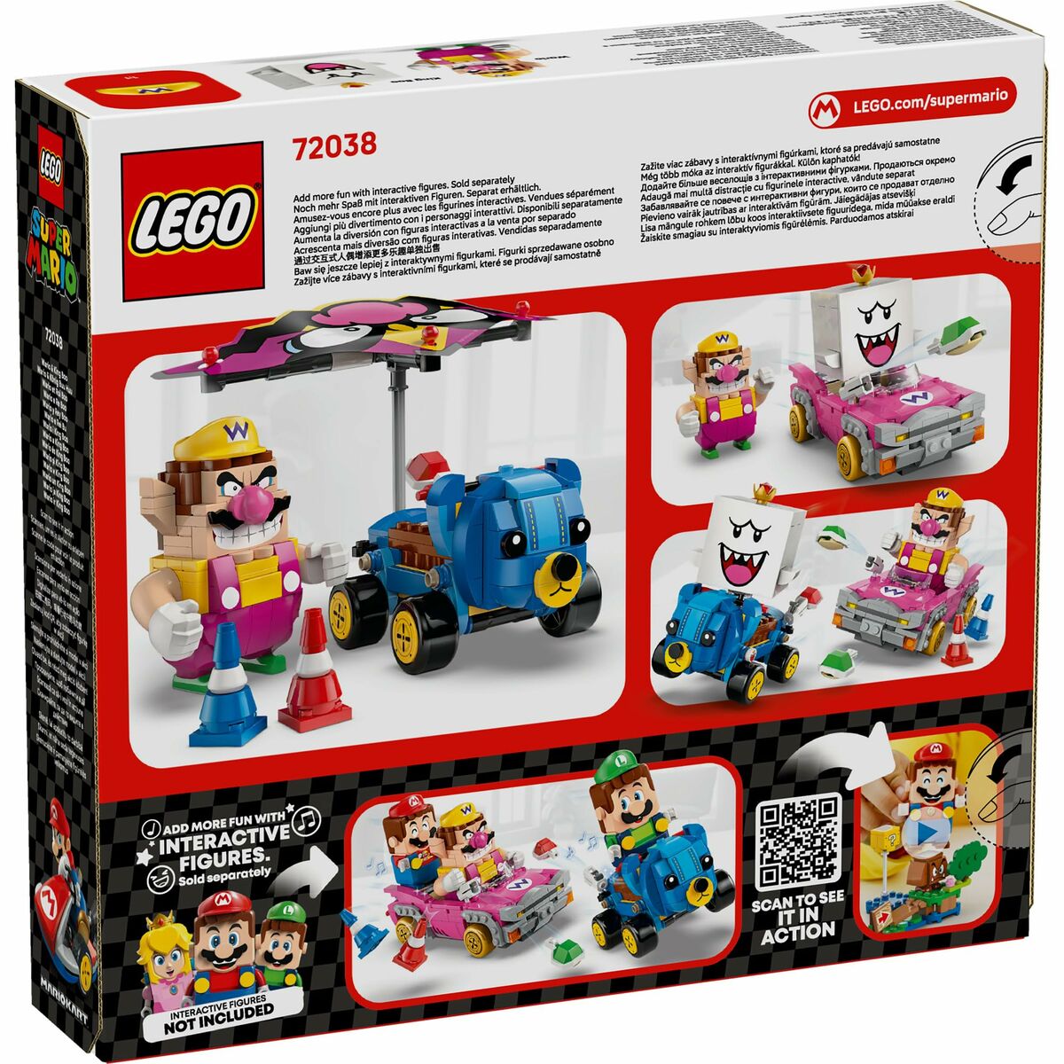 Juego de Construcción Lego 72038 Wario and King Boo 512 Piezas