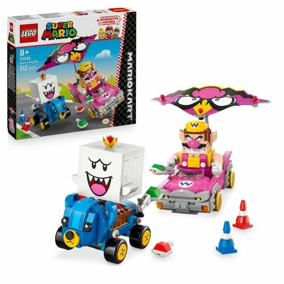 Juego de Construcción Lego 72038 Wario and King Boo 512 Piezas