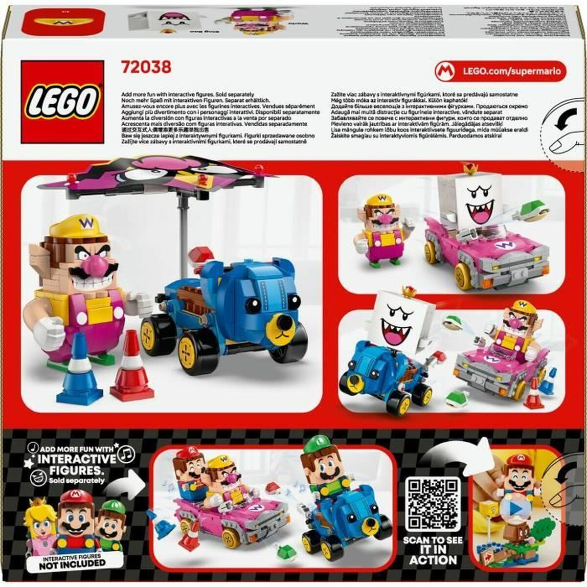 Juego de Construcción Lego 72038 Wario and King Boo 512 Piezas