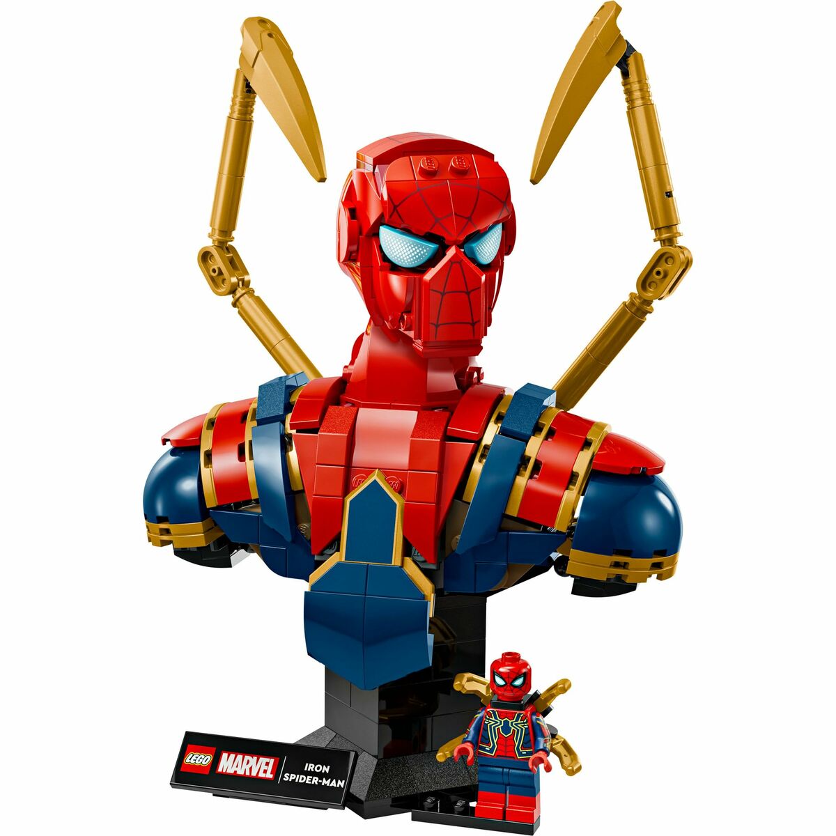 Juego de Construcción Lego 76326 Iron Spider-Man Bust 379 Piezas