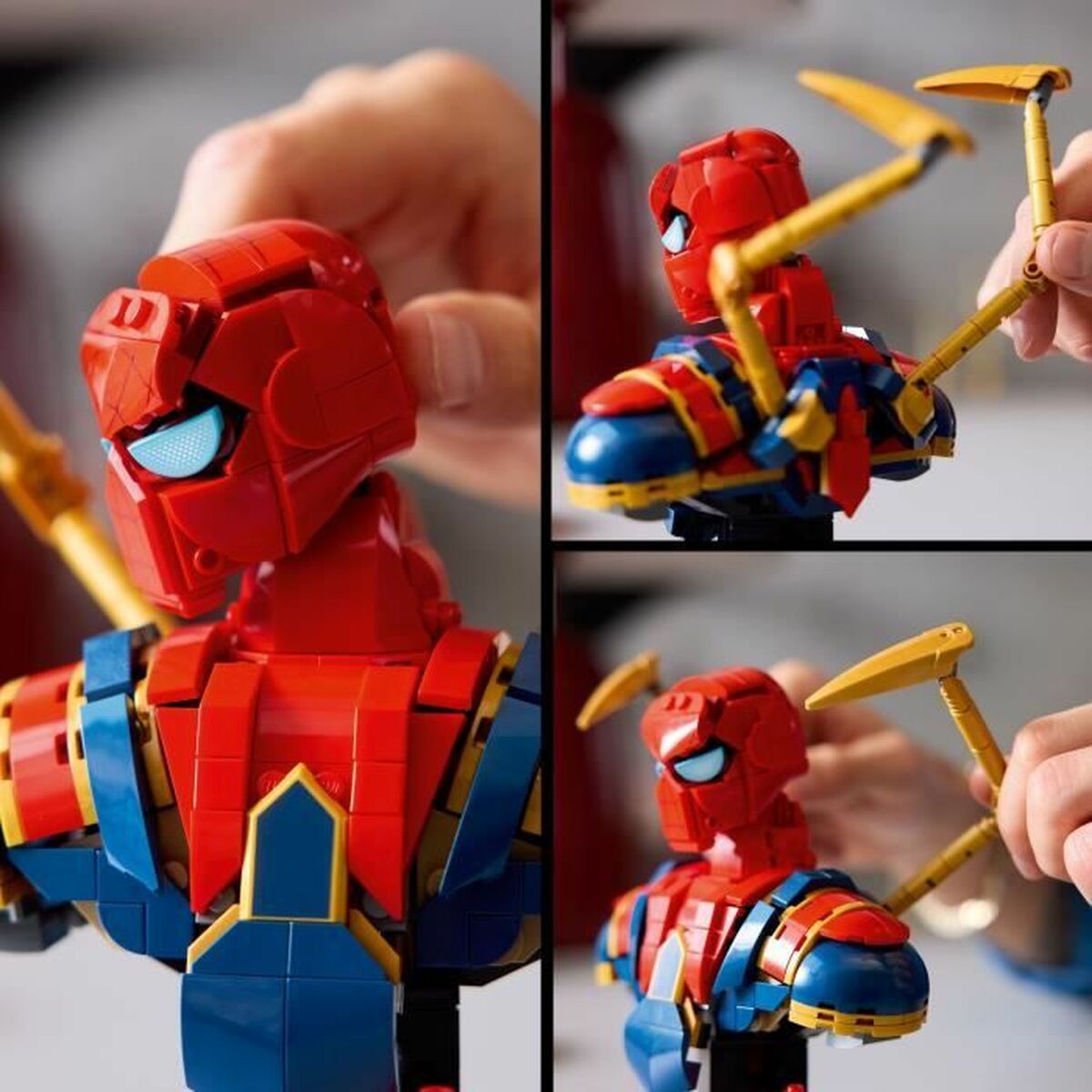 Juego de Construcción Lego 76326 Iron Spider-Man Bust 379 Piezas