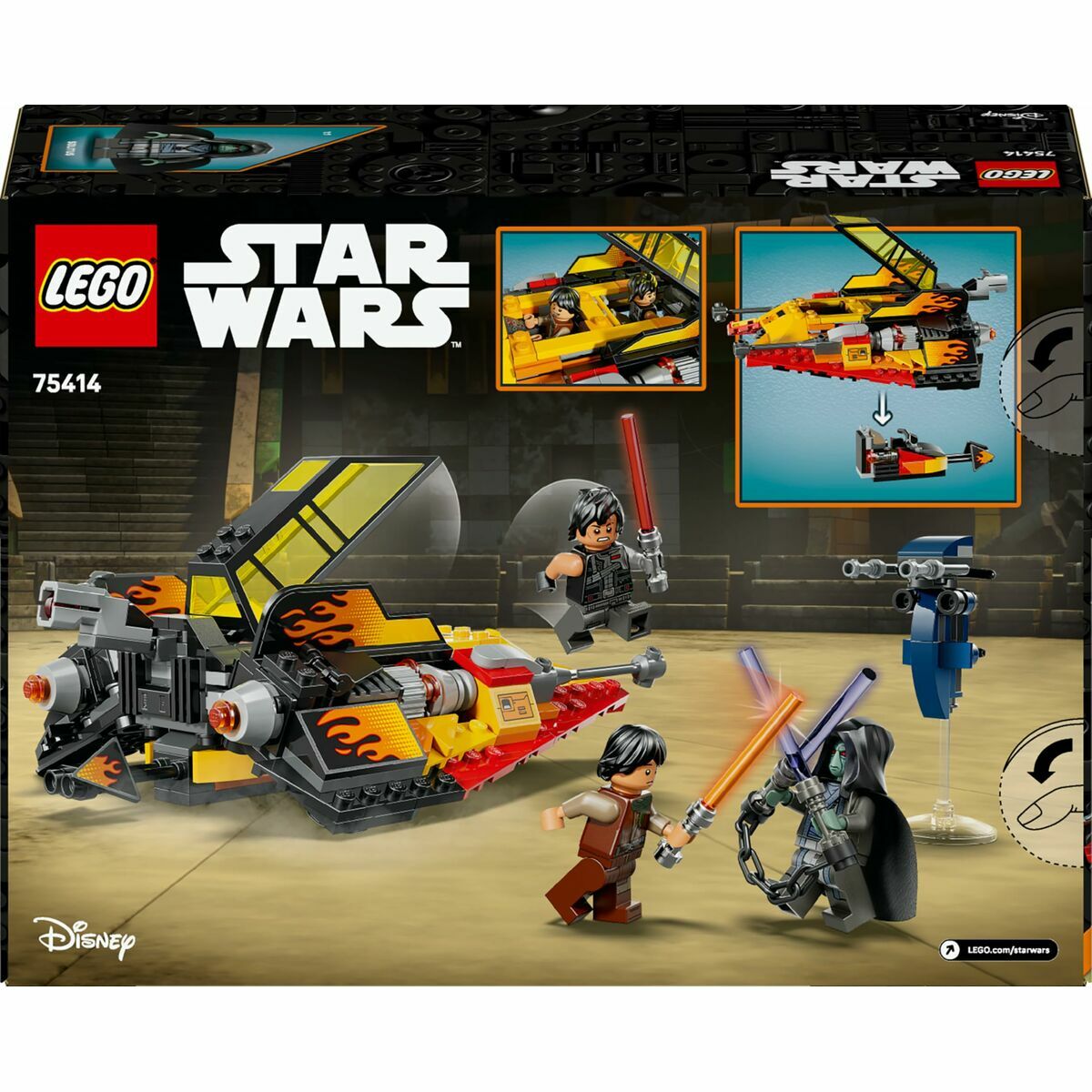 Juego de Construcción Lego 75414 The Force Burner Snowspeeder 349 Piezas