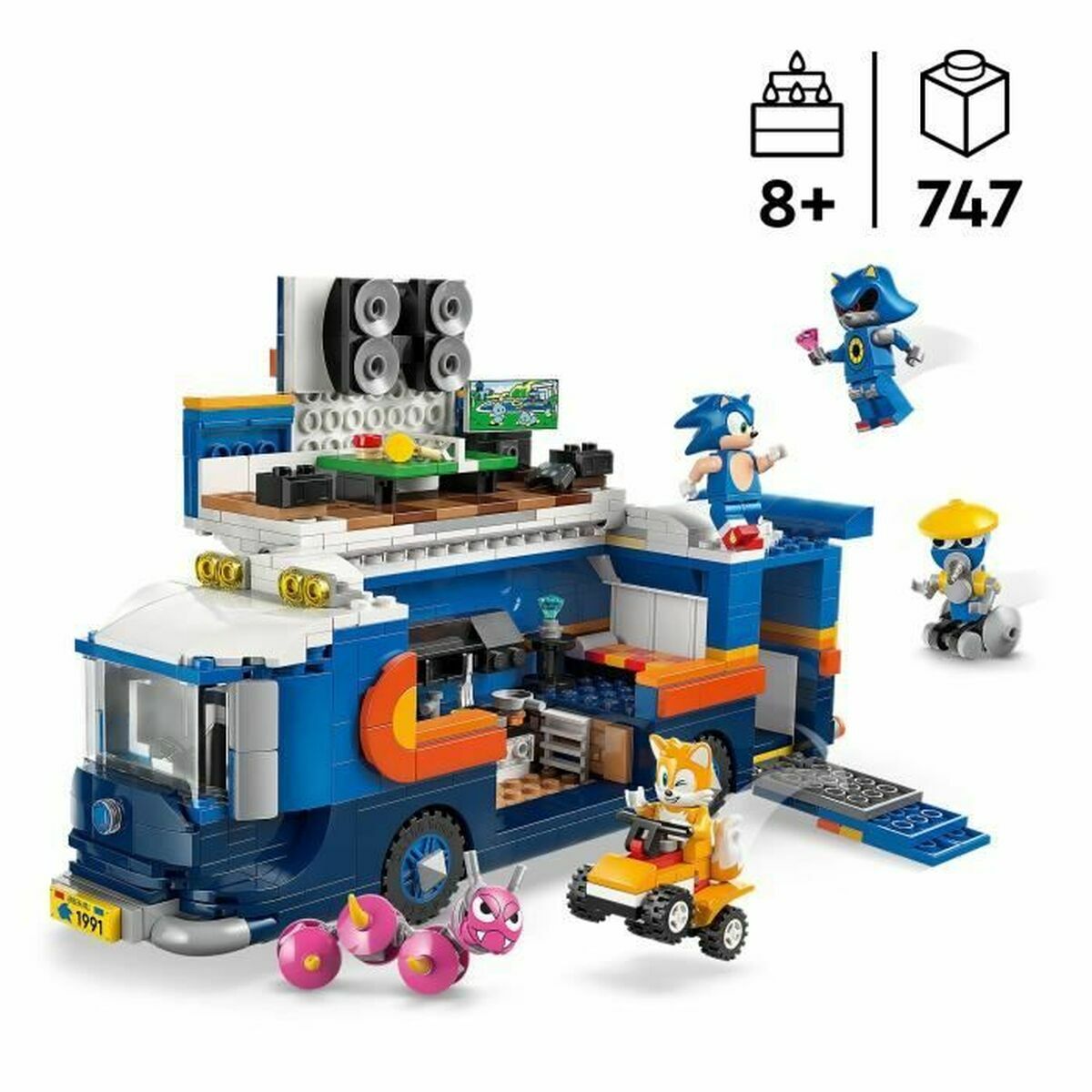 Juego de Construcción Lego 77006 Team Sonic Command Truck 747 Piezas