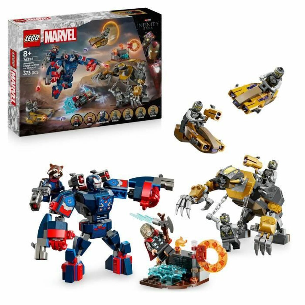 Juego de Construcción Lego 76322 Endgame Thor VS Chitauri 373 Piezas