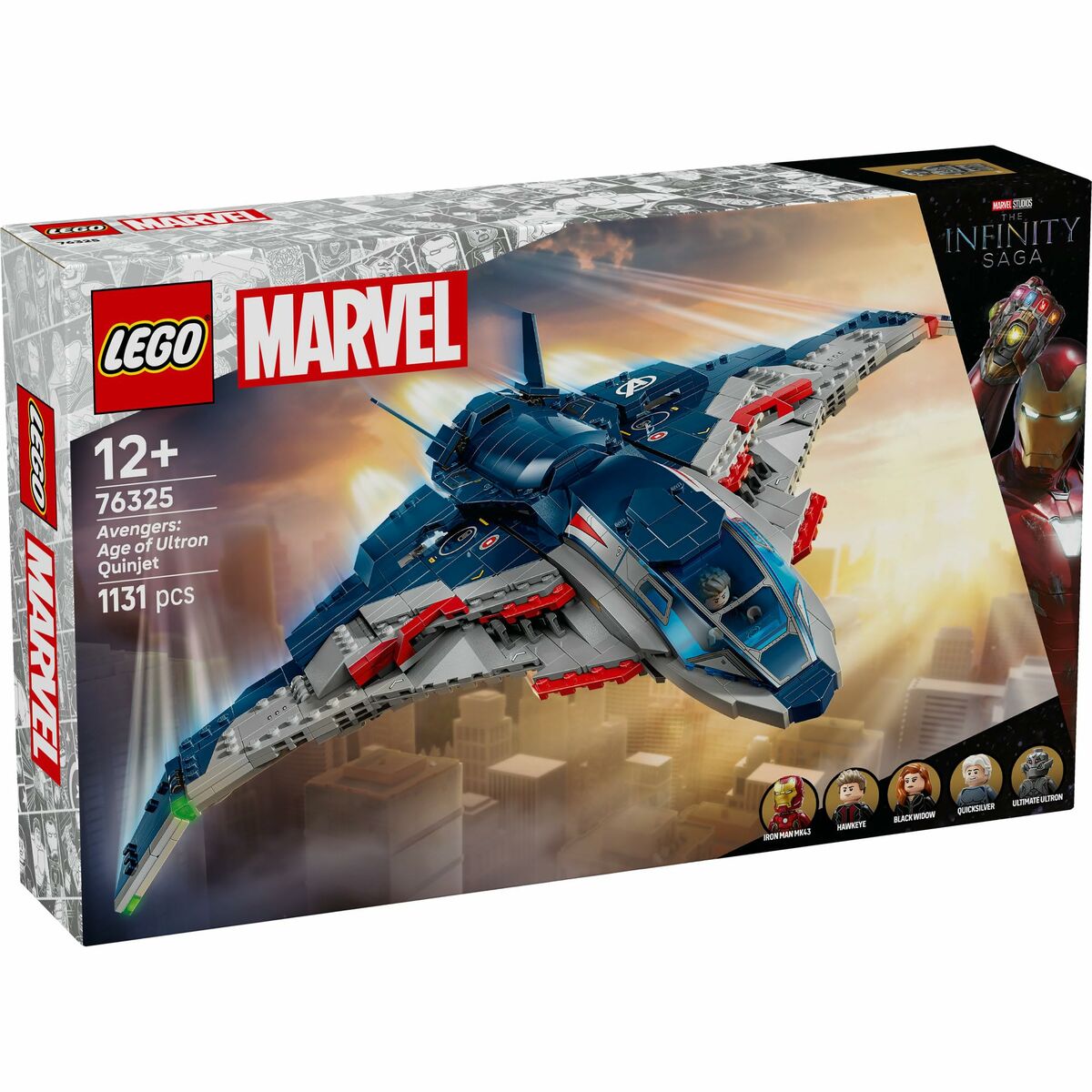 Juego de Construcción Lego 76325 Age of Ultron Quinjet 1131 Piezas