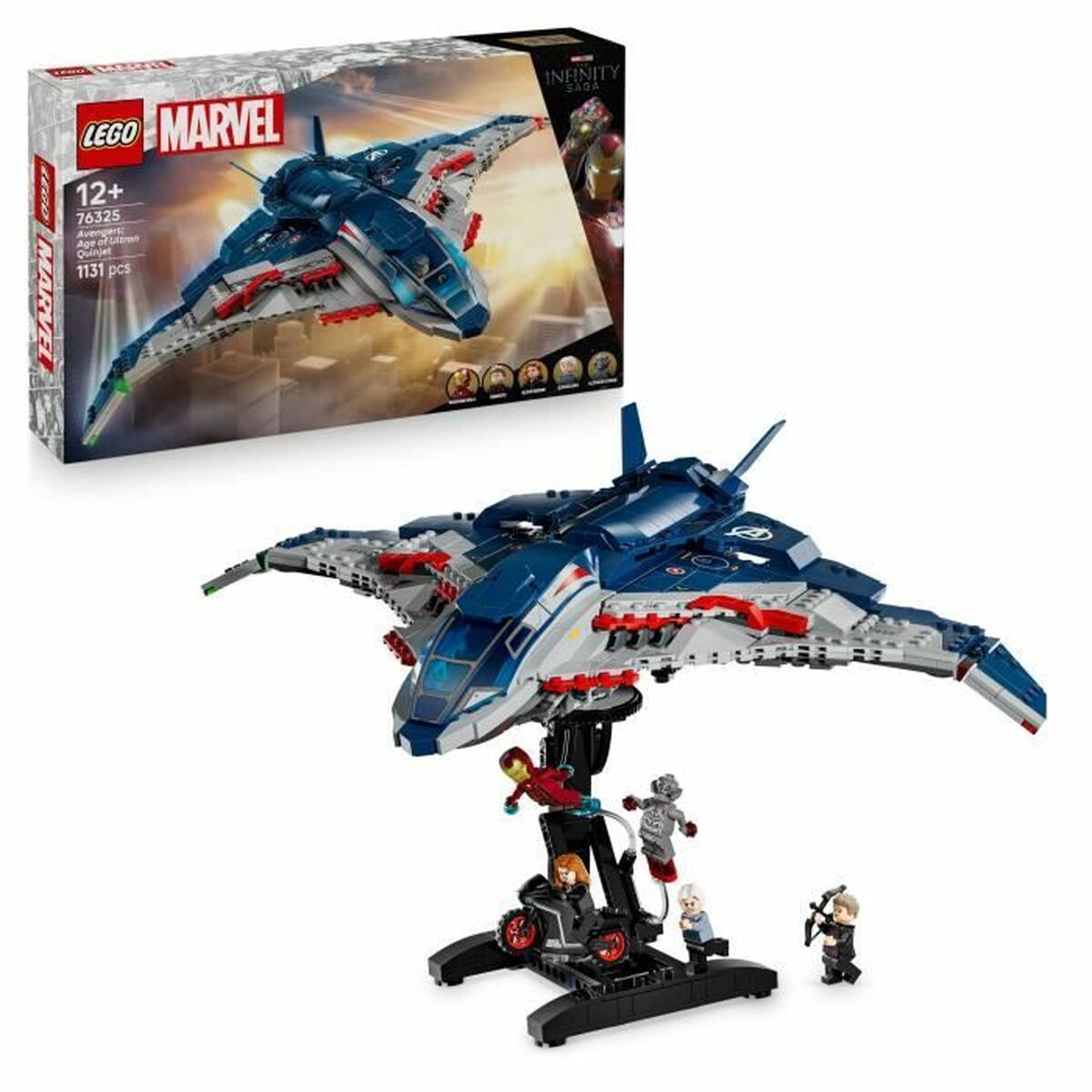Juego de Construcción Lego 76325 Age of Ultron Quinjet 1131 Piezas