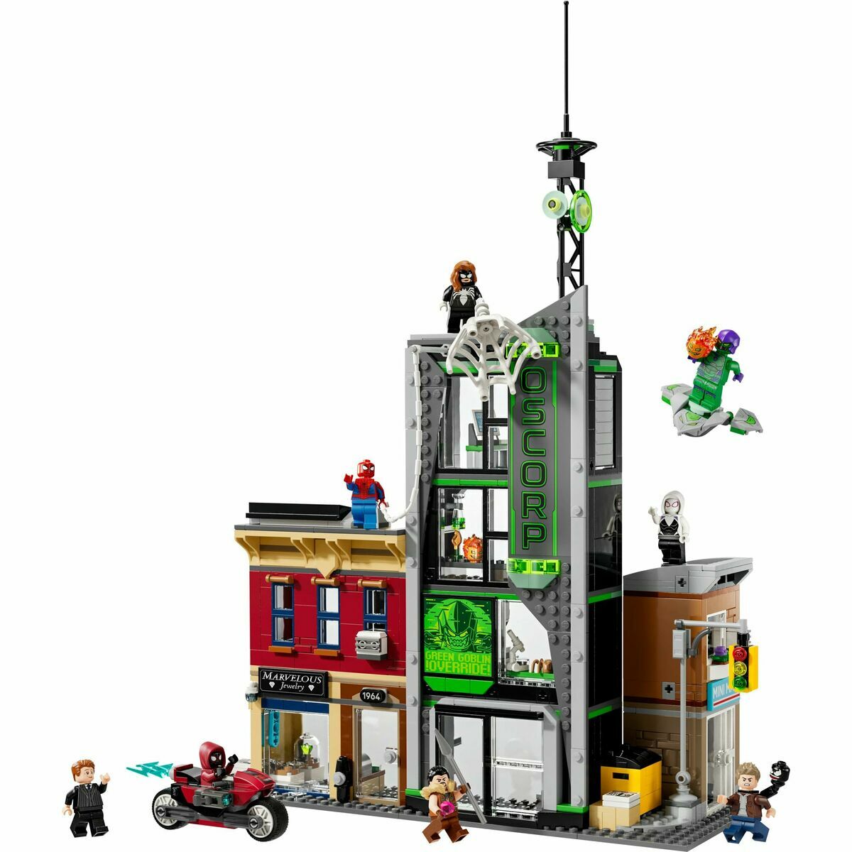 Juego de Construcción Lego 76324 Spider-Man VS Oscorp 808 Piezas