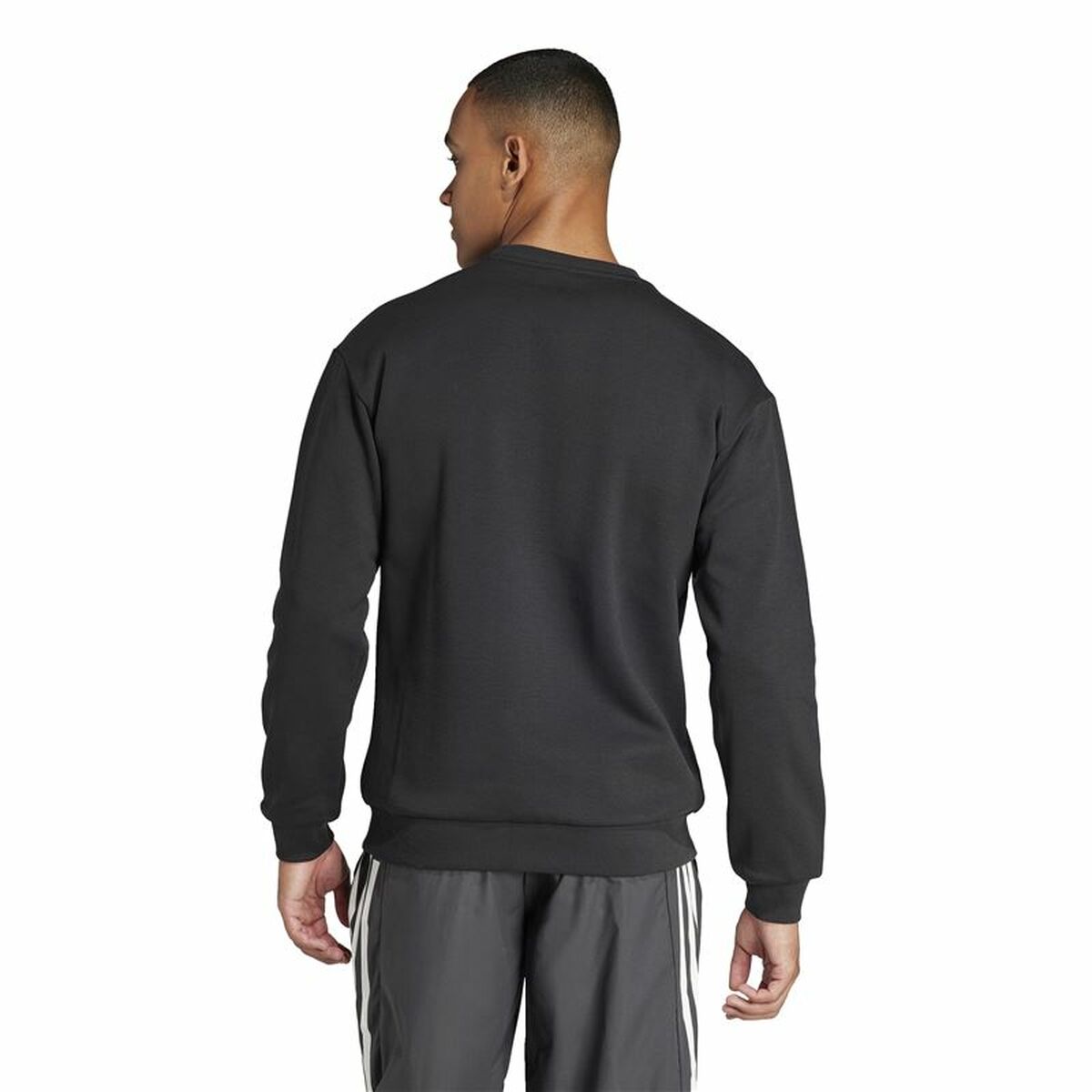 Sudadera sin Capucha Hombre Adidas Fi Bos Crw Negro XXL