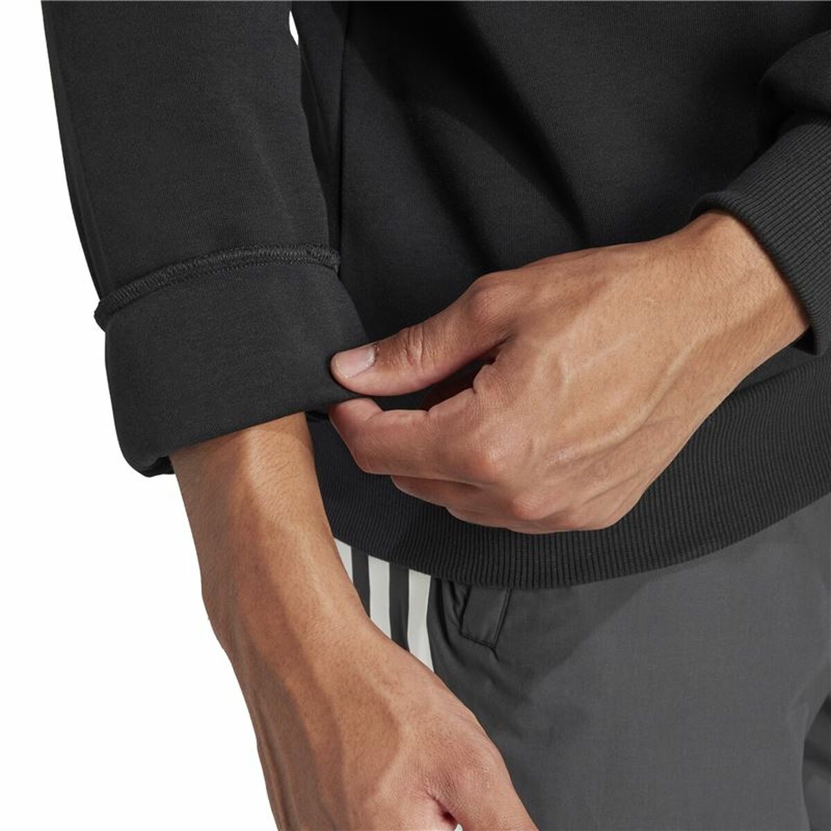 Sudadera sin Capucha Hombre Adidas Fi Bos Crw Negro XXL