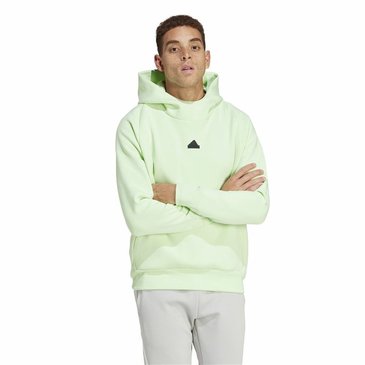 Sudadera con Capucha Hombre Adidas Z.N.E. Verde XXL
