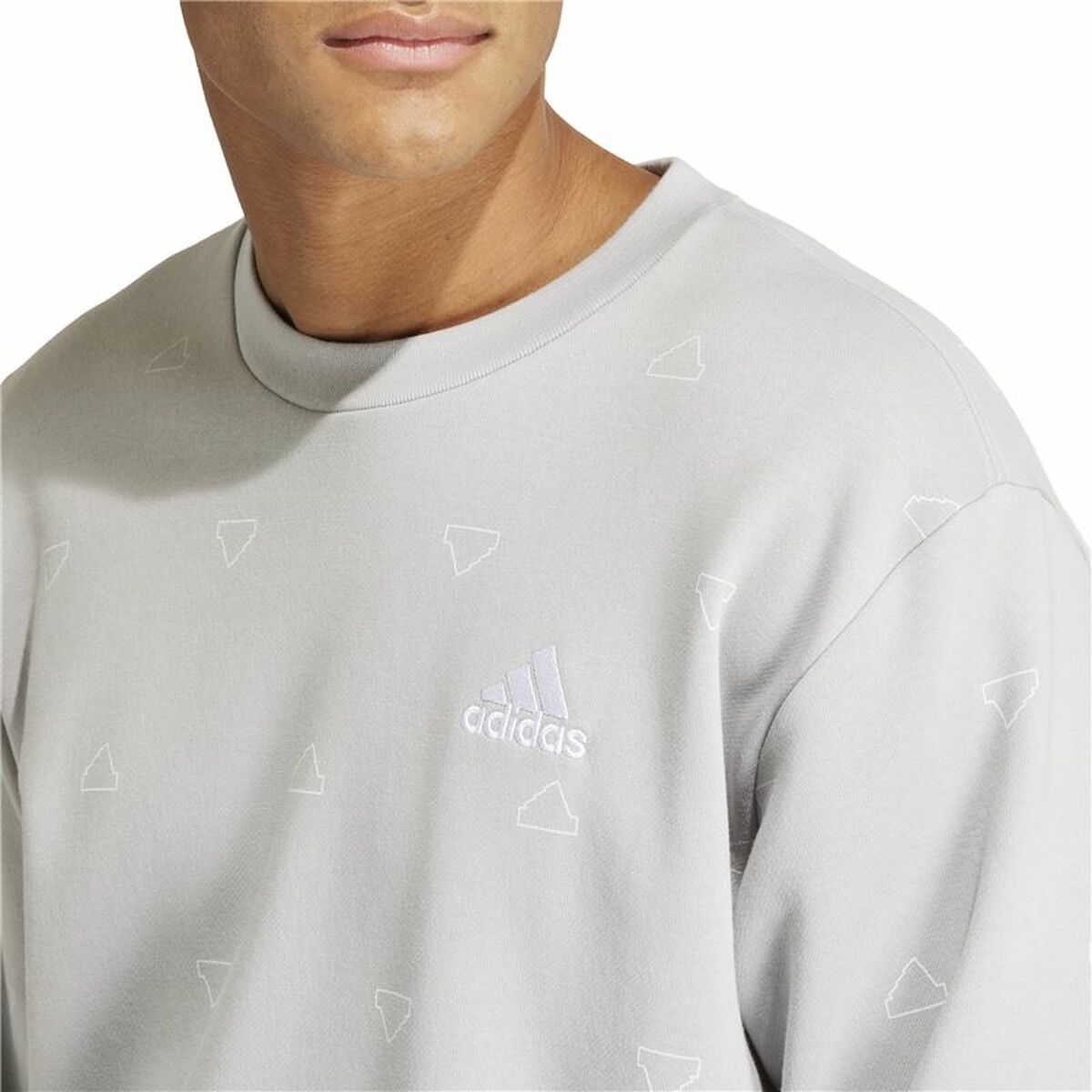 Sudadera sin Capucha Hombre Adidas Mngrm Crw Fl L