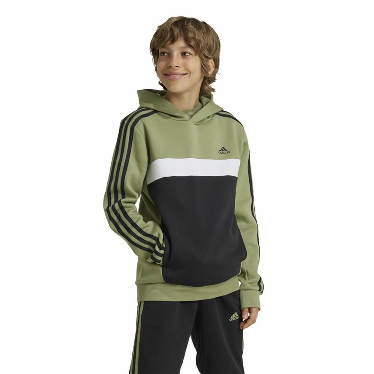 Sudadera con Capucha Niño Adidas Tiberio  Verde