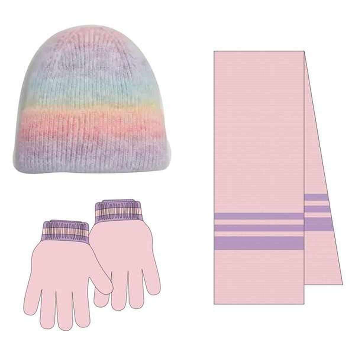 Gorro y Guantes Gabby's Dollhouse