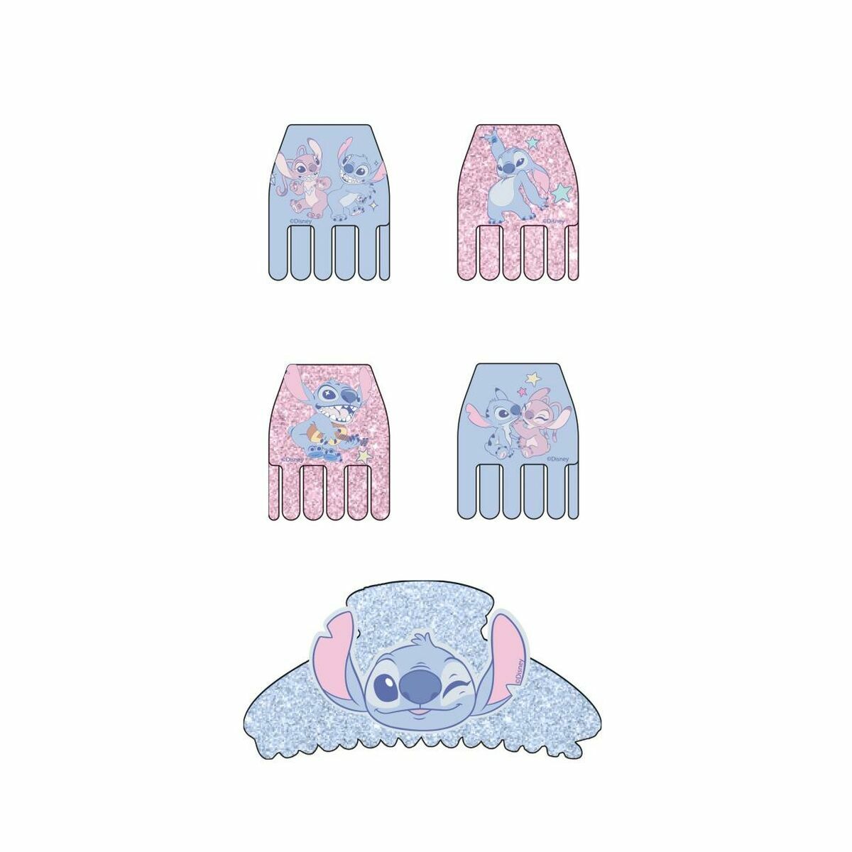 Clips para Pelo Stitch Azul