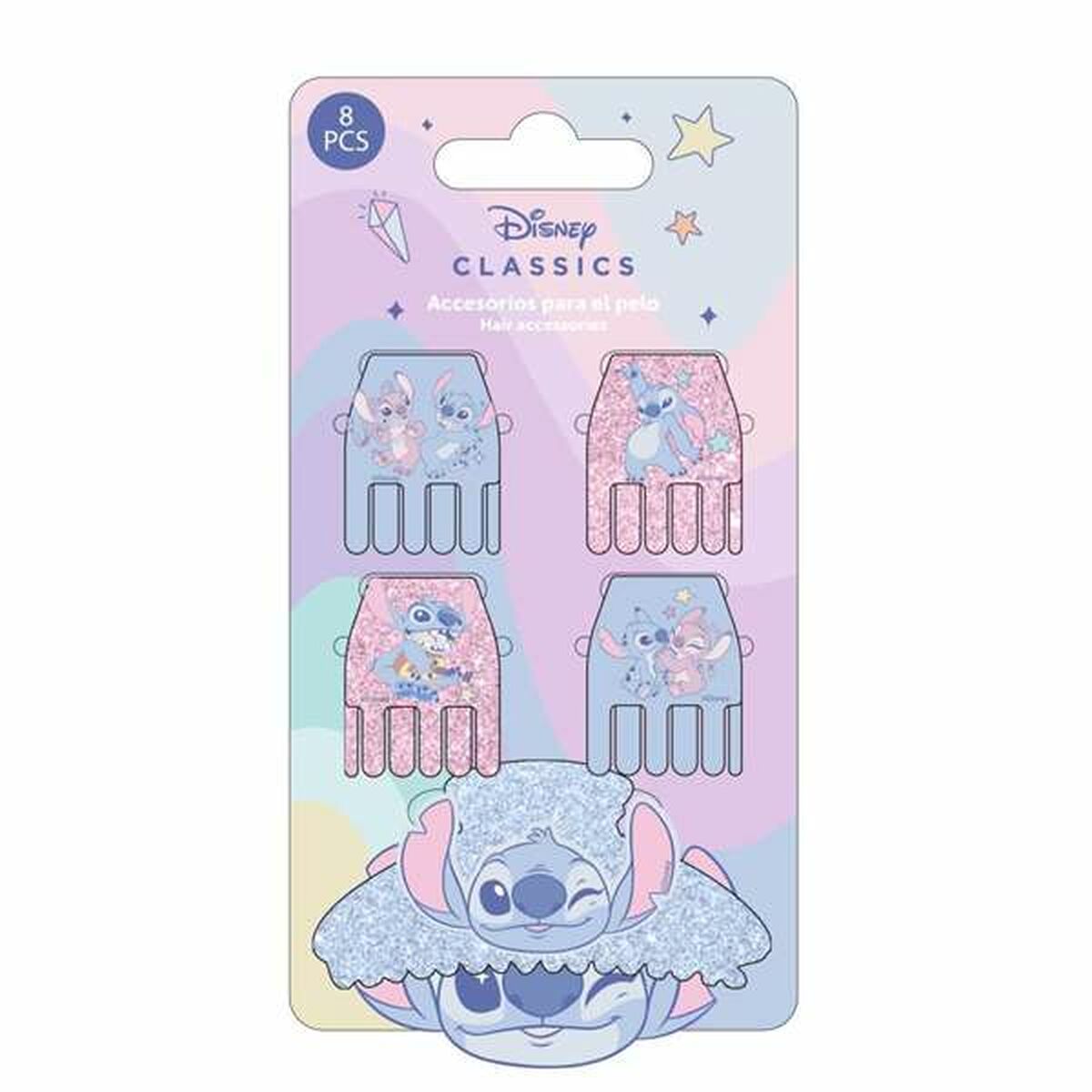 Clips para Pelo Stitch Azul