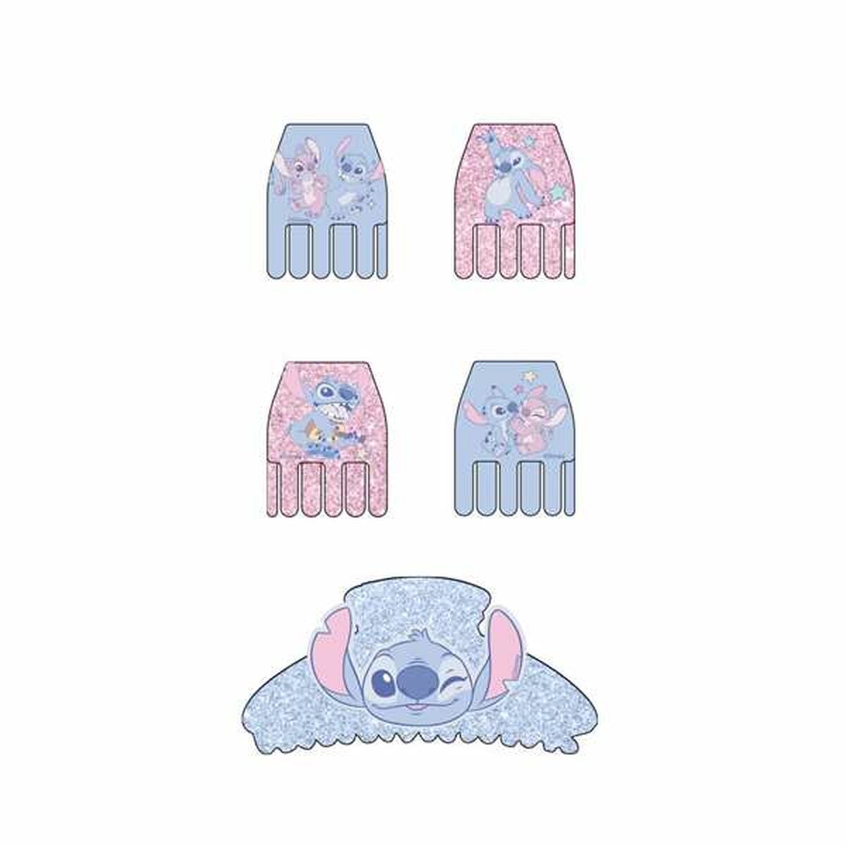 Clips para Pelo Stitch Azul