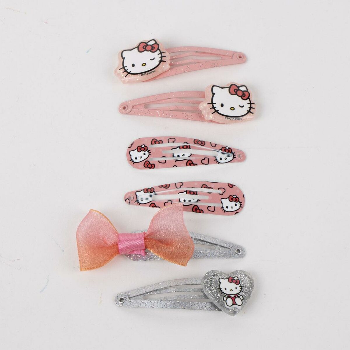 Clips para Pelo Hello Kitty Rosa