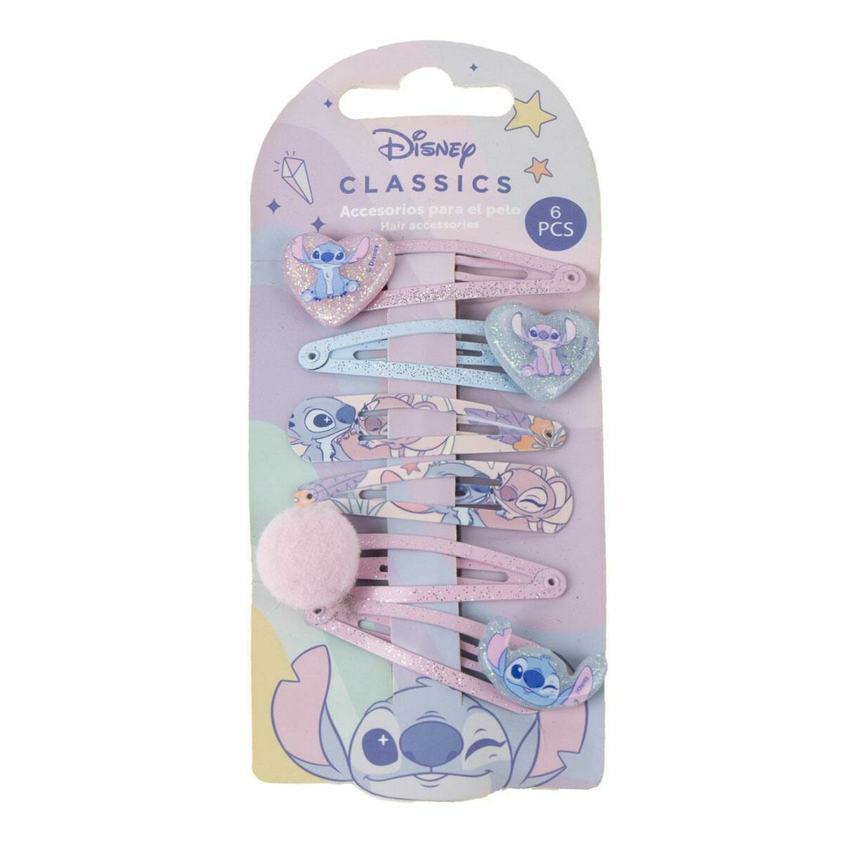 Clips para Pelo Stitch Azul
