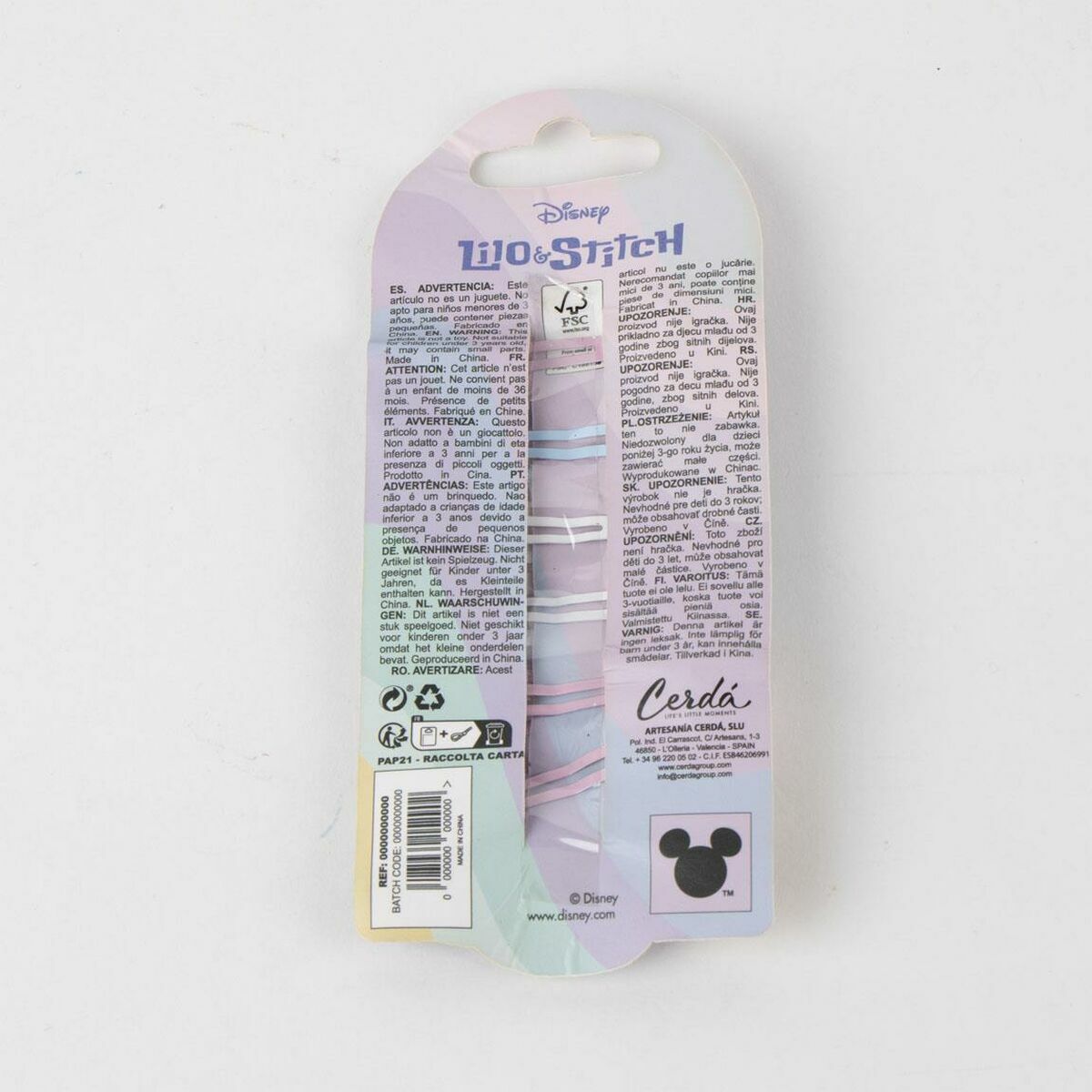 Clips para Pelo Stitch Azul