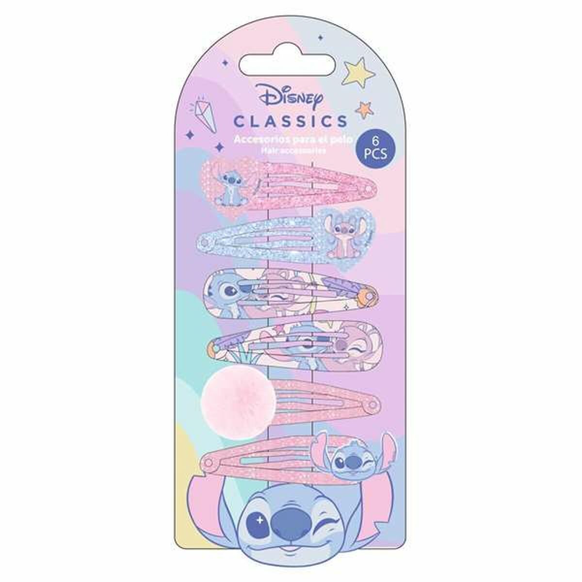 Clips para Pelo Stitch Azul
