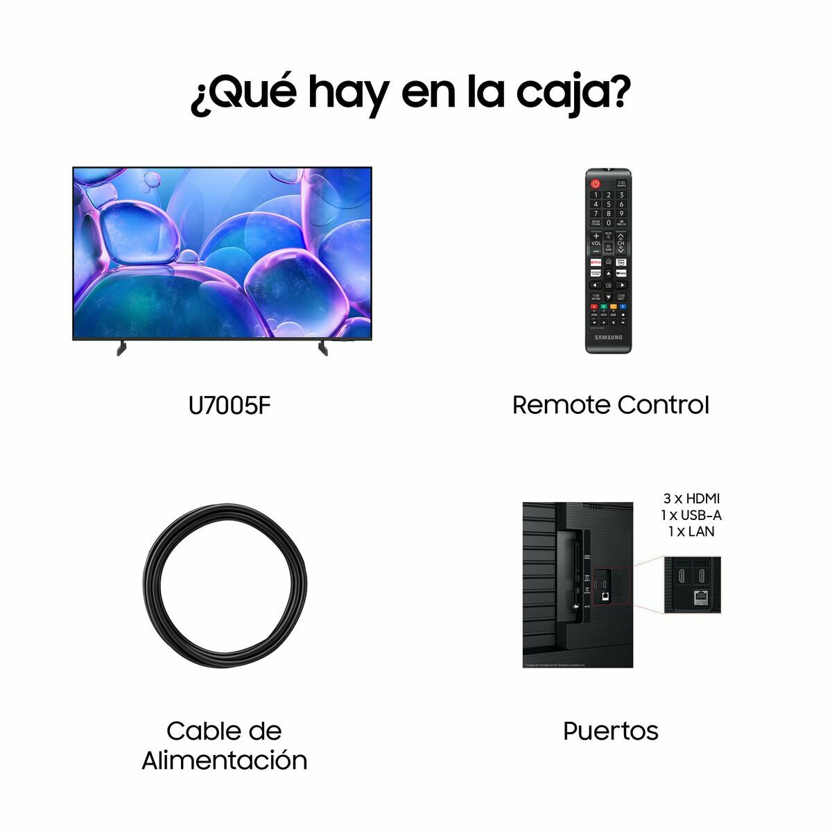 Smart TV Samsung TU55U7005FKXXC