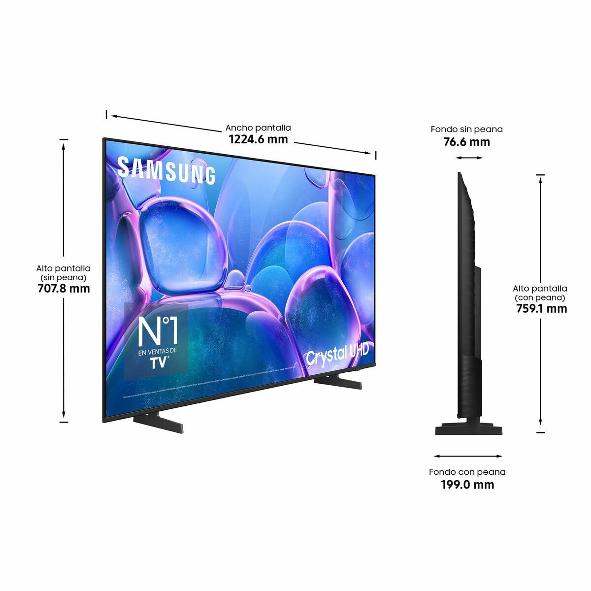Smart TV Samsung TU55U7005FKXXC