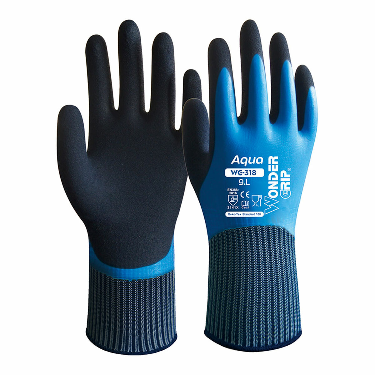 Guantes de Trabajo Wonder Grip Azul