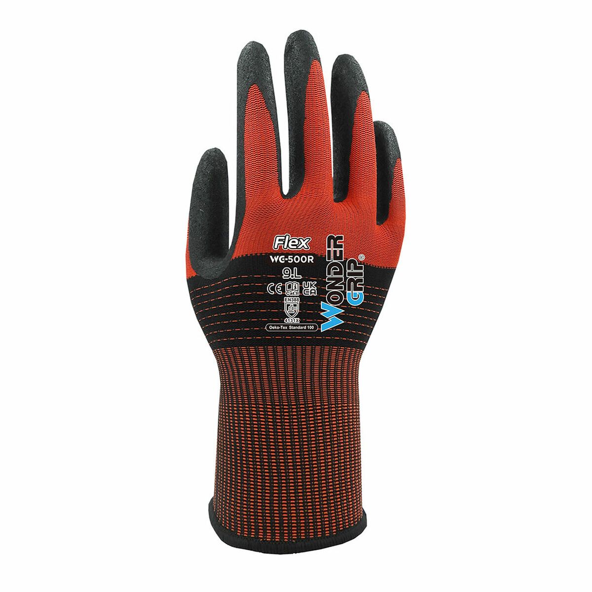 Guantes de Trabajo Wonder Grip Rojo Nitrilo