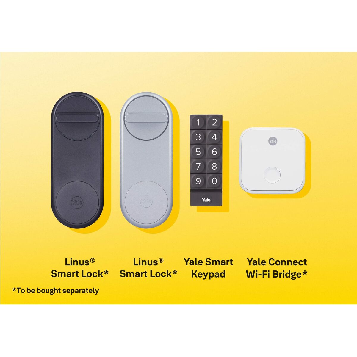 Candado de llave Yale 05/301000/BL Metal Plástico Rectangular