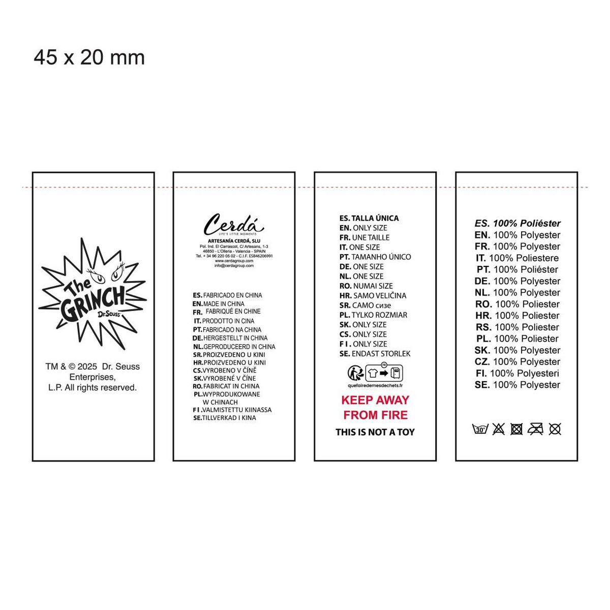 Gorra Infantil The Grinch Verde