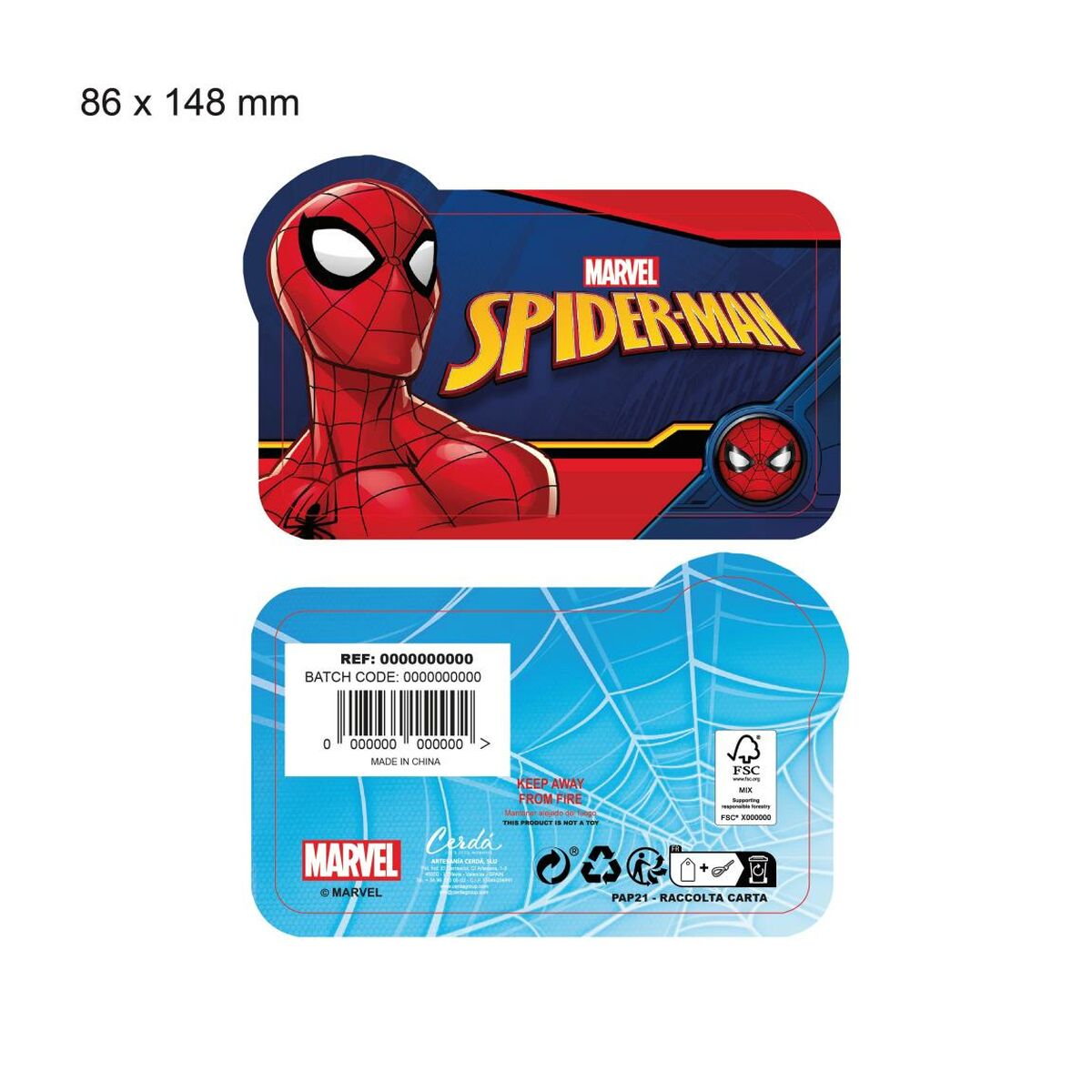 Gorra Infantil Spider-Man Rojo