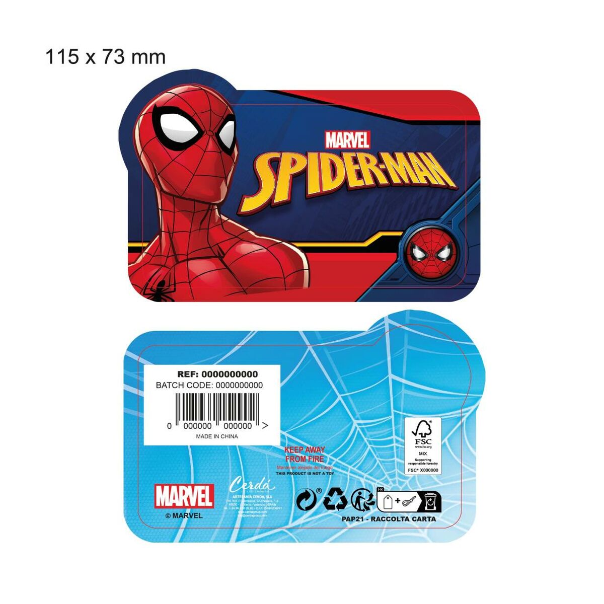 Conjunto de Ropa Spider-Man Rojo