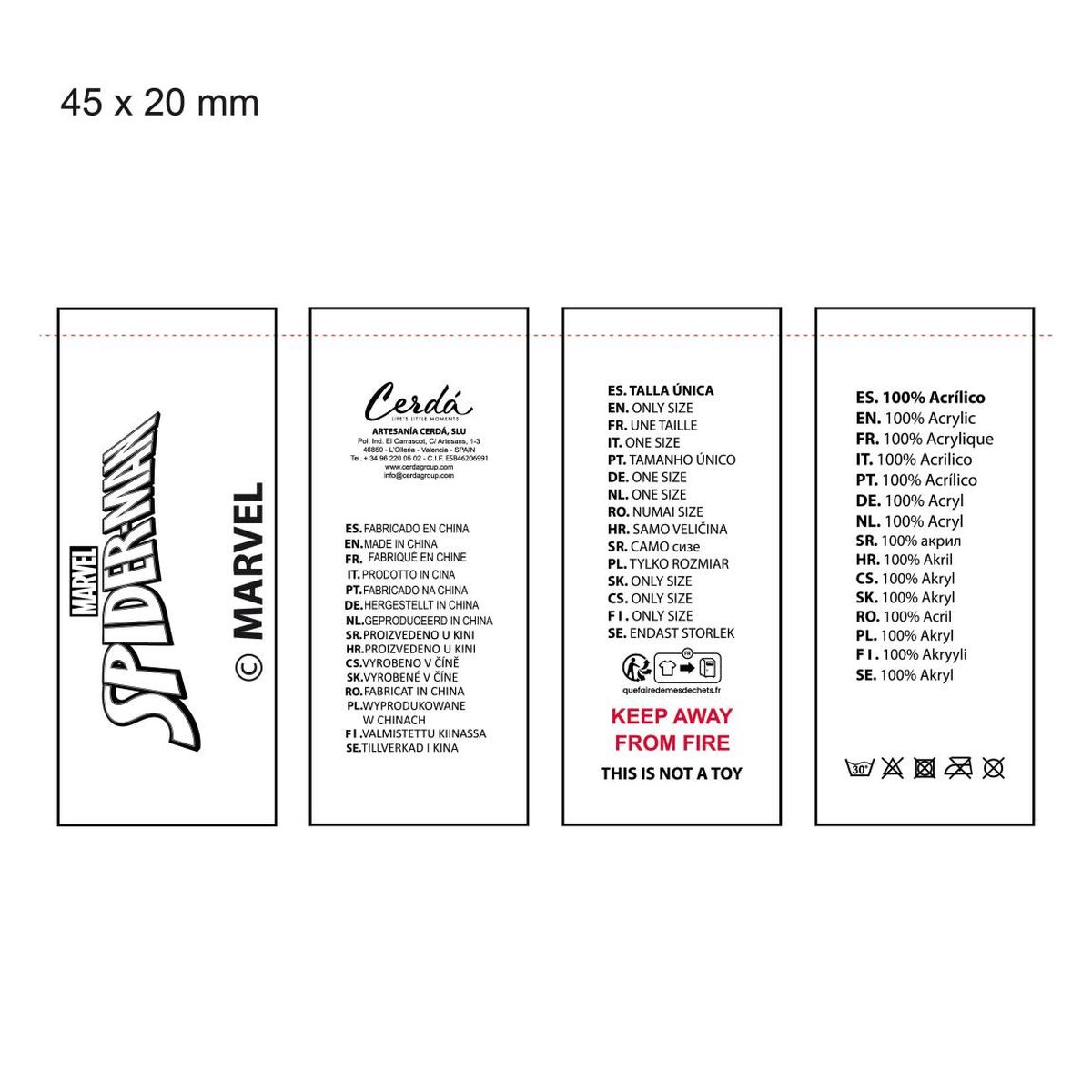 Conjunto de Ropa Spider-Man Rojo