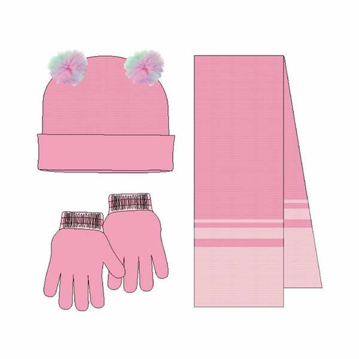 Gorro y Guantes The Paw Patrol Rosa