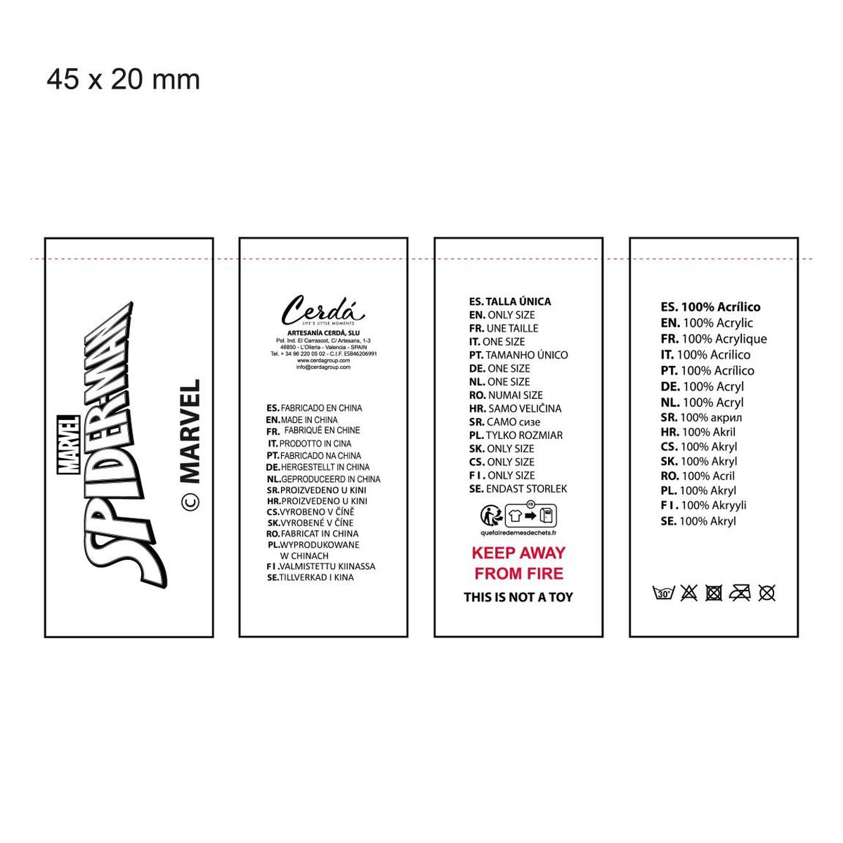 Gorro y Guantes Spider-Man Azul