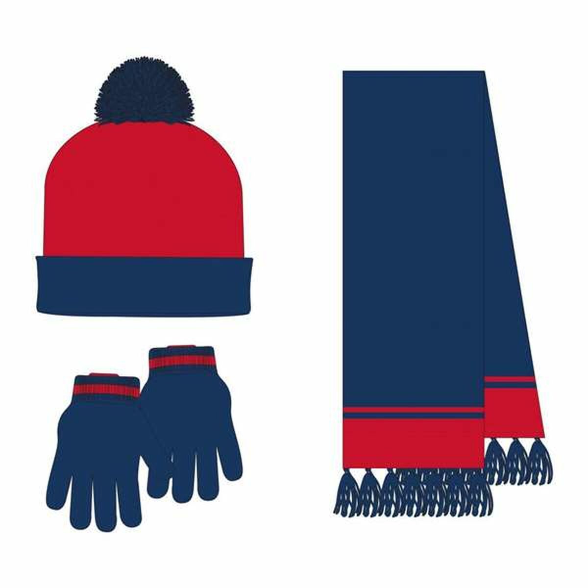 Gorro y Guantes Spider-Man Azul