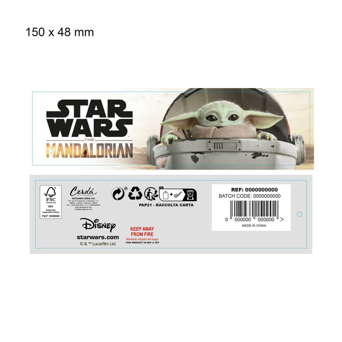 Gorra Infantil The Mandalorian Rojo