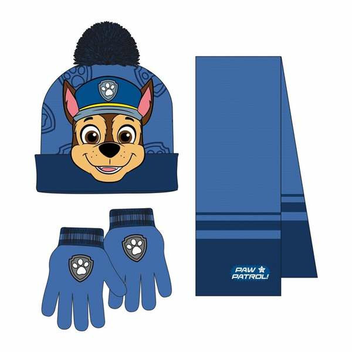 Gorro y Guantes The Paw Patrol Azul