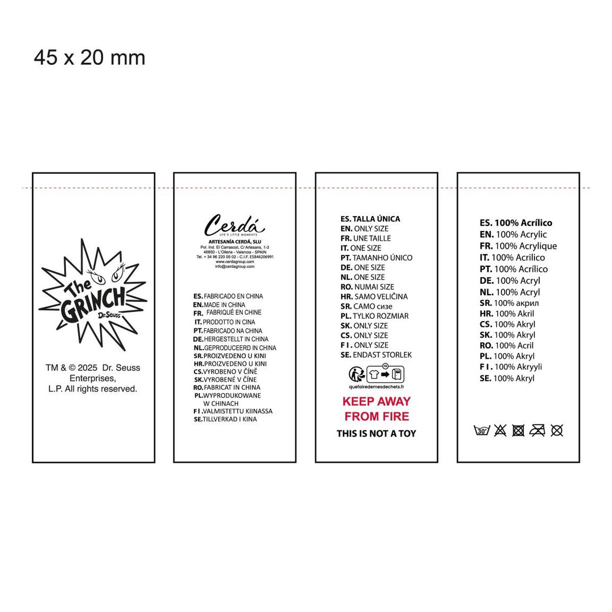 Gorra Infantil The Grinch Verde